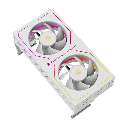 TR Thermalright MC-2 ARGB Black RAM Cooler, RGB Strip, Dual 3200RPM Silent Fans, Black Active Cooling Design. Compatible with DDR, DDR2, DDR3, DDR4，DDR5 Memory. Adopts Simple Buckle Structure for Fast in Kuwait