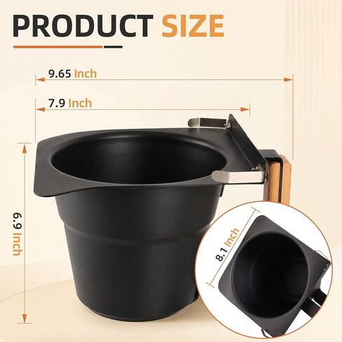 Grease Bucket for Traeger Woodridge Pro, Pro Plus and Elite Electric Wood Pellet Grill and Smoker, Grease Catcher Bucket Accessories for Woodridge Pro 970 Sq. In. (TFB97JLH TFC97JLK TFC97XLH) in Kuwait