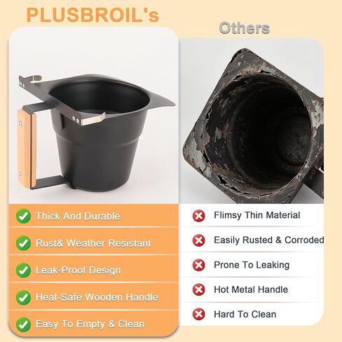 Grease Bucket for Traeger Woodridge Pro, Pro Plus and Elite Electric Wood Pellet Grill and Smoker, Grease Catcher Bucket Accessories for Woodridge Pro 970 Sq. In. (TFB97JLH TFC97JLK TFC97XLH) in Kuwait