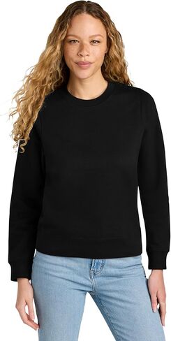 District Women’s V.I.T. Fleece Crew, Casual Pullover Sweatshirt in Kuwait