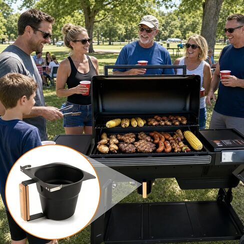 Grease Bucket for Traeger Woodridge Pro, Pro Plus and Elite Electric Wood Pellet Grill and Smoker, Grease Catcher Bucket Accessories for Woodridge Pro 970 Sq. In. (TFB97JLH TFC97JLK TFC97XLH) in Kuwait