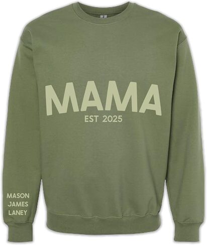 Personalized Sweatshirt, Crewneck for Women, First Time Mom Gifts in Kuwait