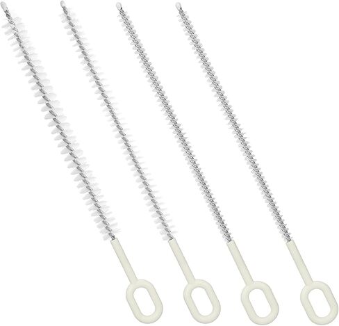 4Pcs Long Straw Cleaner Brush, 10.2In Extra Long Straw Tube Brush | Reusable Drinking Straws Clean Brush Set for Cleaning in Kuwait