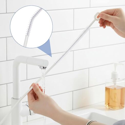 4Pcs Long Straw Cleaner Brush, 10.2In Extra Long Straw Tube Brush | Reusable Drinking Straws Clean Brush Set for Cleaning in Kuwait