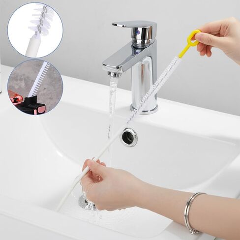 4Pcs Long Straw Cleaner Brush, 10.2In Extra Long Straw Tube Brush | Reusable Drinking Straws Clean Brush Set for Cleaning in Kuwait