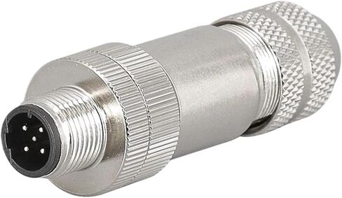5 قطعة M12 4P 5P 6P 8 دبابيس محمية الاستشعار لرسو السفن موصل ذكر أنثى المعادن الجمعية (M12-A-8P ذكر) in Kuwait