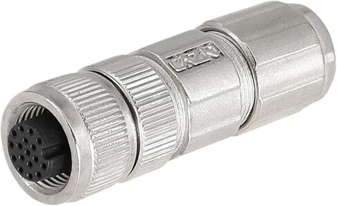 5 قطعة M12 4P 5P 6P 8 دبابيس محمية الاستشعار لرسو السفن موصل ذكر أنثى المعادن الجمعية (M12-A-8P ذكر) in Kuwait