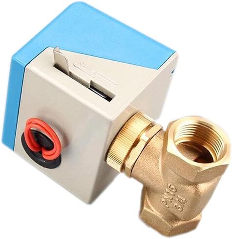 1/2 quot; 3/4 quot; 1 quot;Motorized Electric Brass Globe Valves 2 Wire AC220V Two Way Stop Shut-Off Valve 1Pcs(24VAC,0.5 Inch) in Kuwait