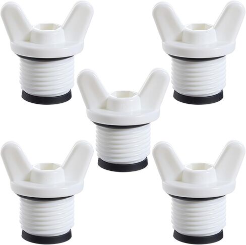 5 Pcs 1/2" NPT Pipe Fitting End Caps Connector Plug with Butterfly Handle PPR Pipe Plug Male Thread Pipes Caps and Plugs Fittings 20mm Water Hose Plugs Water Tubing Connector Waters Stop Fittings in Kuwait