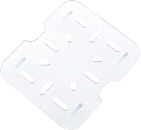 4PCS Transparent Plastic Drain Rack 4x4.5 Inch Special Grid Plate for Food Pans Acrylic Drain Tray for Sink Fruits and Vegetables for Teapots Tableware Kitchen Restaurants Hotels in Kuwait