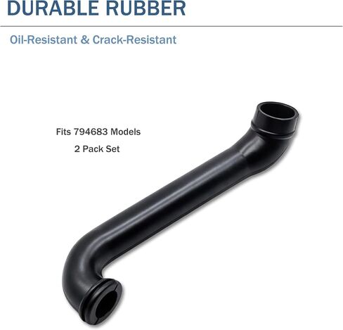 794683 Breather Tube Replaces 697113 for Briggs & Stratton, Compatible with Most 215000 Model Engines, Durable Rubber Replacement Hose, 4 Pack in Kuwait