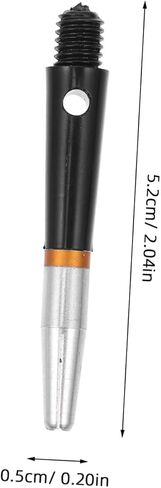 BESTonZON 6 Pcs Aluminum Dart Shafts, Rotating Stems for Steel Tip and Soft Darts, Replacement Flight Accessories Set with Standard 2BA Thread in Kuwait