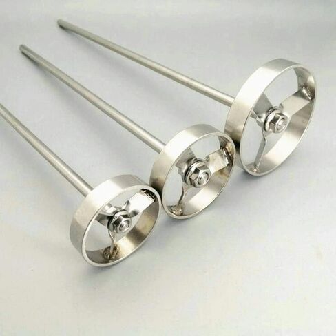 High Shear lab Impeller, 1set Lab Stainless Steel Type Stirrer Paddle, Machine Blade with Stirring Rod(60x8x200mm) in Kuwait