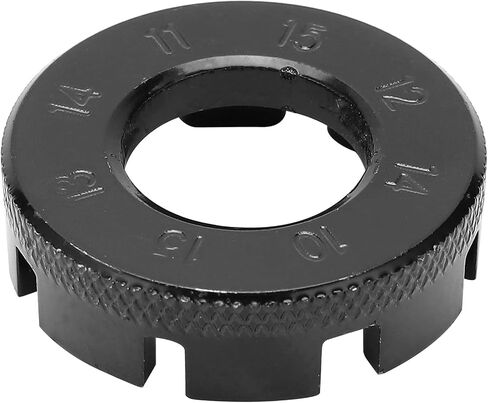 Generic Bicycle Spoke Wrench, Molybdenum Steel Spoke Nipple Key, Portable Repair Tool with 8 Way Design, Ideal for Adjusting Spokes & Correcting Rims Deformation (#11) in Kuwait