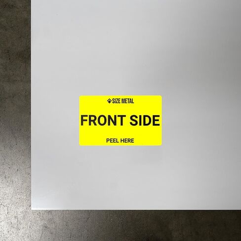 Quality Stainless Steel Sheet, 430 (Magnetic) No. 4 24Ga x 48" x 96", Perfect for Restaurants, Food Trucks, Hospitals, Backsplash, Residential, Commercial Etc. - 1 PC in Kuwait
