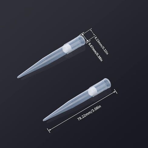 FOUR E'S SCIENTIFIC 100uL-1000uL Pipettes with 1mL Filter Pipette Tips 96pcs in Kuwait