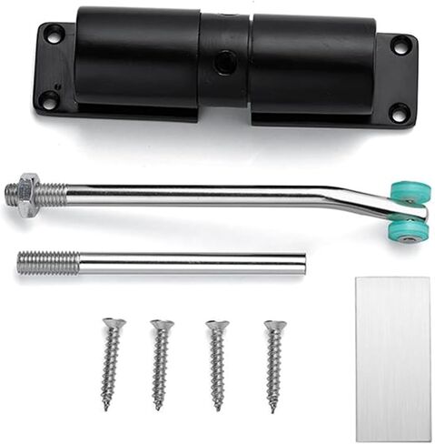 Door Closer, Hydraulic Invisible Household Simple Small Door Closers Buffer Closing Spring Automatic Silent Opener 60KG in Kuwait