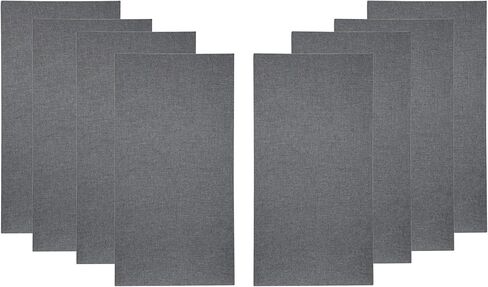 مجموعة غرفة المعالجة الصوتية السكنية للمكتب المنزلي من ATS Acoustics، لوحة صوتية ممتصة للصوت مكونة من 8 قطع بمساحة 120-200 قدم مربع (كريمي) in Kuwait