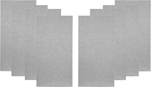 مجموعة غرفة المعالجة الصوتية السكنية للمكتب المنزلي من ATS Acoustics، لوحة صوتية ممتصة للصوت مكونة من 8 قطع بمساحة 120-200 قدم مربع (كريمي) in Kuwait