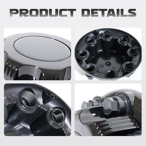 Chrome 8 Lug Wheel Center Caps for Chevy Silverado 16 Inch Van & Truck Rim Wheels, Replacement 15039489, 15039488, 9597169, 9597170(Set of 4) in Saudi Arabia