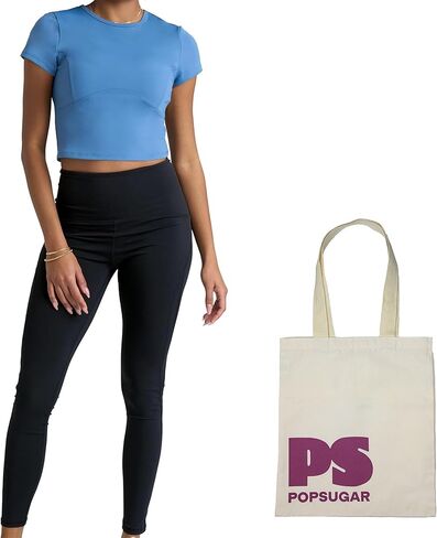 Two Piece Workout Set for Women High Waist Leggings and Short Sleeve Athletic Tops Matching Pilates Gym Sets Yoga Outfits in Saudi Arabia