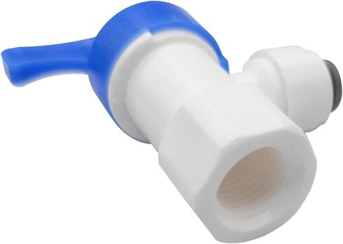 2Pcs Quick Connect Tank Ball Valve, 1/4" Female NPT x 3/8" OD Quick Connect For Water Purification Systems And Reverse Osmosis System Pressurized Water Storage Tank in Kuwait
