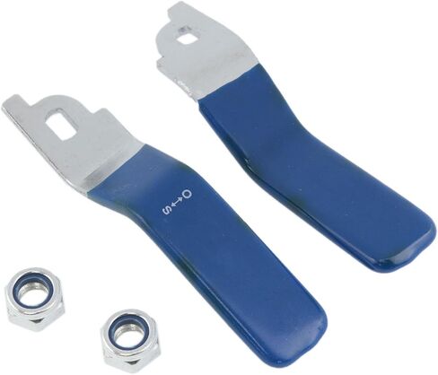 yukata Blue Stainless Steel Outside Faucet Handle(5 x 8 mm) Water Valve Handles Ball Valve Handle with nut for Garden Hoses, Water Pipes, Pumps, rain Boxes 1PCS in Saudi Arabia