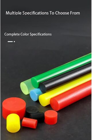 Urethane rod, Polyurethane Round Rod 75A Hardness 20-100mm Diameter 500mm Length Multicolor(Grün,65x500mm) in Saudi Arabia