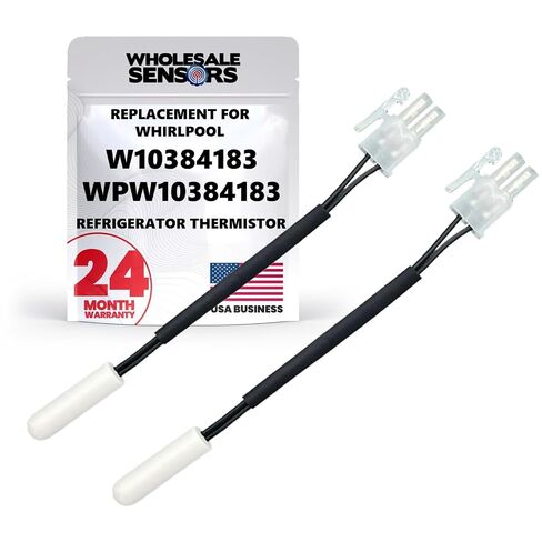 بديل ثلاجة Whirlpool W10384183 WPW10384183 (عبوتان)، ضمان لمدة 24 شهرًا ودعم الولايات المتحدة الأمريكية in Kuwait