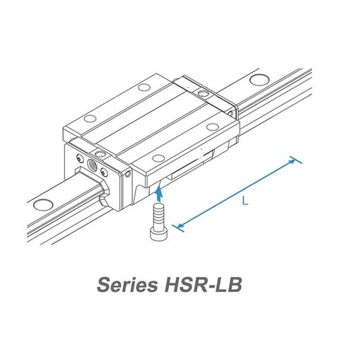 HSR30LB كتلة HSR30LB1SS HSR30LB1UU HSR30 GK دليل المنزلق شفة من خلال ثقب السكك الحديدية الخطية 1 قطعة in Kuwait