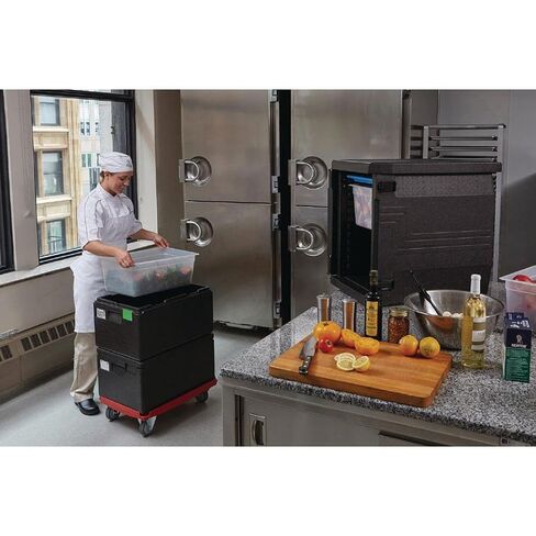 Cambro CD3253EPP158 Cam Dolly لـ Cam GoBoxes (سعة تحميل 550 رطل)، أحمر فاقع in Kuwait