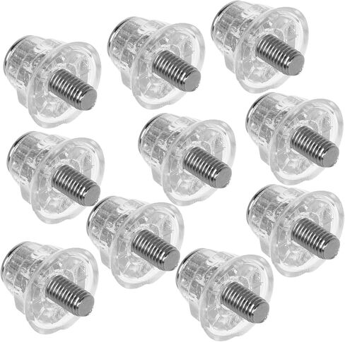 SHERCHPRY 10PCS Metal Soccer Cleat Studs Aluminum Replacement Spikes for Football Shoes 13mm Screws for Indoor and Outdoor Sports in Kuwait