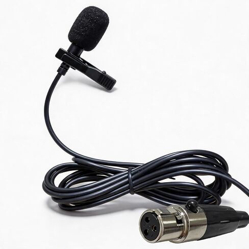 ميكروفون Lavalier بديل متوافق مع أجهزة Shure اللاسلكية Bodypacks - ميكروفون مكثف ذو طية صدر السترة مع موصل TA4F صغير ذو 4 سنون لأجهزة إرسال Shure Bodypacks للمغنين ومكبرات الصوت وفناني الأداء in Kuwait
