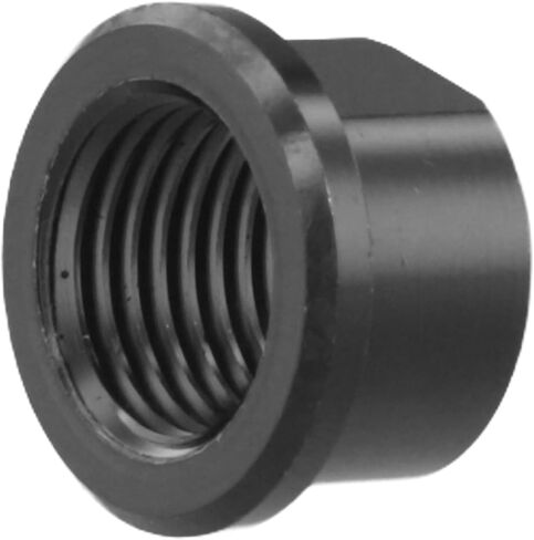 دراجة من خلال صامولة المحور M15xP1.5mm، 2 قطعة محول محور أمامي وخلفي من سبائك الألومنيوم لصيانة أمان عجلة الدراجة الجبلية على الطريق، أسود (M15xP1.5) in Kuwait