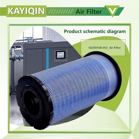 02250168-053 KAYIQIN Air Filter for 4500-7500 Air Compressor, Compatible with WS4508-7508 Type Replacement Part in Saudi Arabia