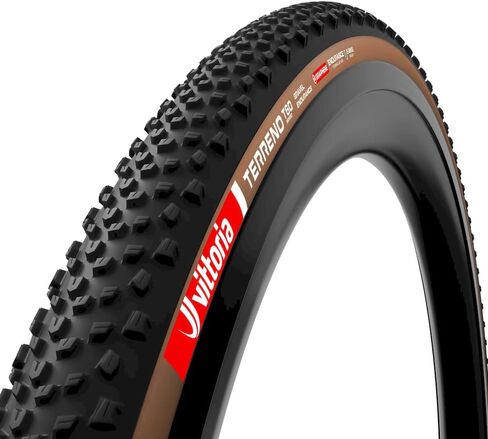 Vittoria Terreno T60 Mixed Gravel Endurance Tubeless Ready Gravel Bike Tire - Durable Casing for Long-Distance Riding in Kuwait