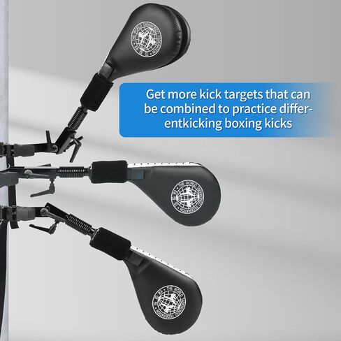 SYNTECSO Taekwondo Kick Pads, Hands-Free Martial Arts Training Equipment for Kicking Practice, Kicking Boxing with Mounting Bracket in Kuwait