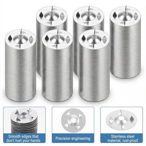 600 Pcs Foam Board Fasteners Washers, 1-1/8 Inch Metal Washers for Insulation Fixing Hardware, Galvanized Steel Washers for Fastening Installation with Cut Resistant Gloves in Kuwait