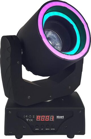 Blizzard Hypno Beam LED Light Moving Head with 60W 4-in-1 LED Ring Effects (123891) in Kuwait