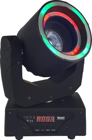 Blizzard Hypno Beam LED Light Moving Head with 60W 4-in-1 LED Ring Effects (123891) in Kuwait