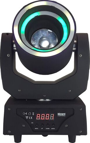 Blizzard Hypno Beam LED Light Moving Head with 60W 4-in-1 LED Ring Effects (123891) in Kuwait