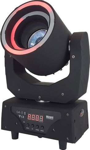 Blizzard Hypno Beam LED Light Moving Head with 60W 4-in-1 LED Ring Effects (123891) in Kuwait