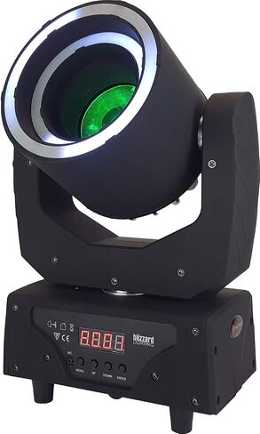 Blizzard Hypno Beam LED Light Moving Head with 60W 4-in-1 LED Ring Effects (123891) in Kuwait