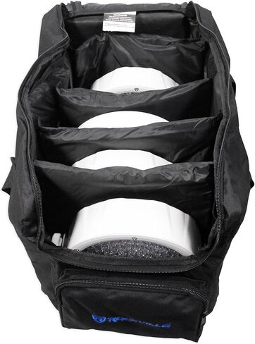 10 Rockville RF Wedge White RGBWA+UV Battery Wireless DMX Up Lights+Bags+Remotes in Kuwait