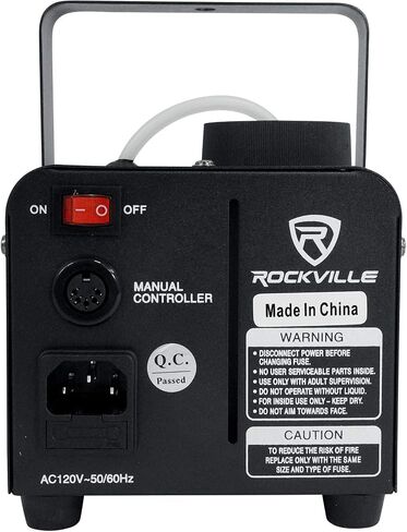 Audiosavings Bundle: (4) American DJ Eliminator Stinger Spot 30 Moving Head Spot Light Bundle with (1) Rockville ROCKFORCE 192-Ch Controller + (4) RDX3M25 Cables + (1) R720L Fog Machine (10 Item) in Kuwait