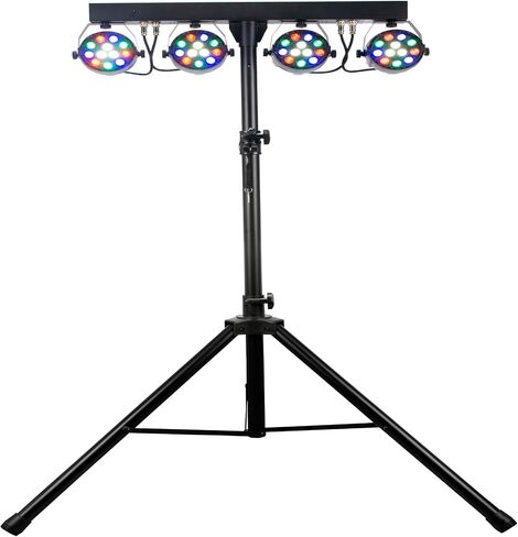 Audiosaving Bundle: (2) Eliminator Mini Par Bar Lighting System with 4X LED Par Lights+Stand+Remote+Bag (2 Items) in Kuwait