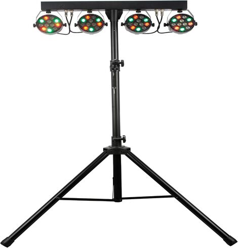 Audiosaving Bundle: (2) Eliminator Mini Par Bar Lighting System with 4X LED Par Lights+Stand+Remote+Bag (2 Items) in Kuwait
