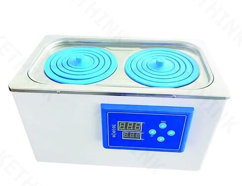 Water Bath Heater, Laboratory Use 2 Holes 6 Liter Thermostatic Water Bath Machines in Kuwait