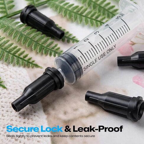 1000Pcs Disposable Syringe Tip Caps, Black Plastic Dispensing Needle Plugs, Secure Seal Covers for Glue Applicator Airbrush Liquid Material Storage Tools in Kuwait