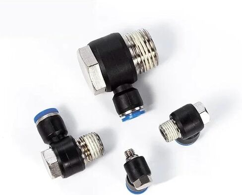 PH External Hexagonal Thread Straight Through 1/8 1/2 3/8 1/4 Inch Pneumatic Fitting For Air Hose Tube Connectors 50Pcs(PH12-02) in Kuwait